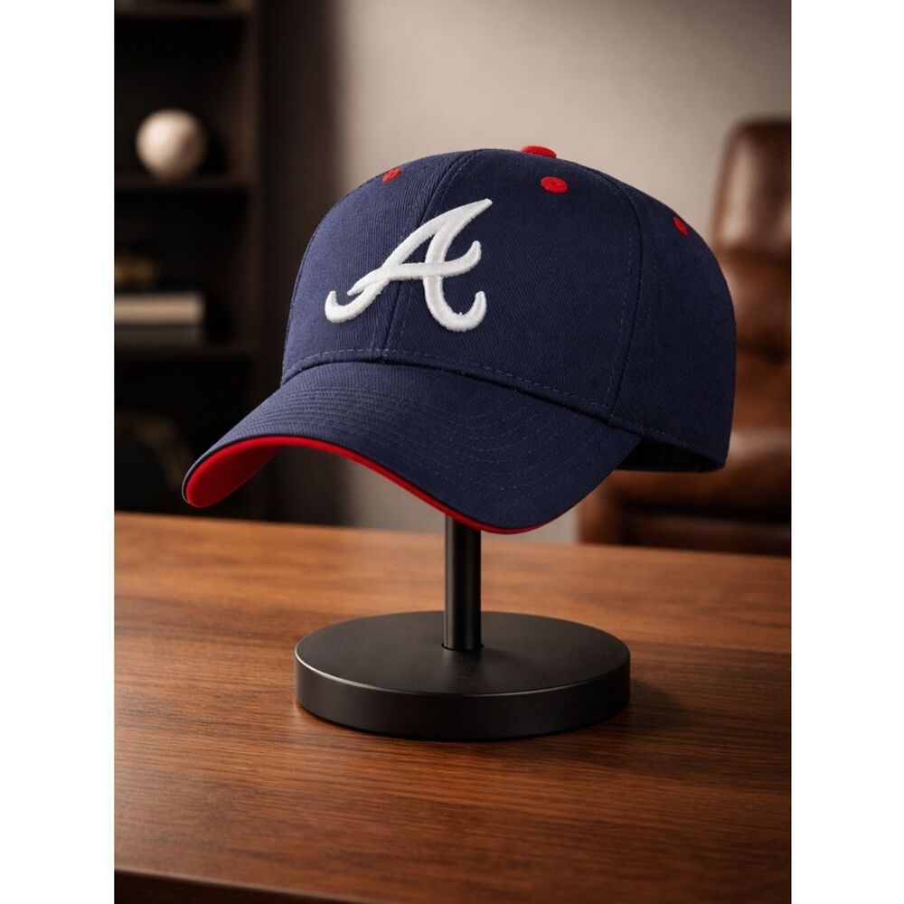 NWT Fan Favorite MLB Atlanta Braves Navy Baseball Cap  Adjustable